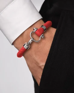Bracelet, rubber, stainless steel^OMEGA Fashion