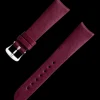 Burgundy vegan strap with pin buckle^OMEGA Hot