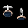 Cufflinks, 18k red gold, eyes of hawk, stainless steel^OMEGA Outlet