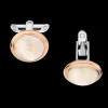 Cufflinks, 18k red gold, mother‑of‑pearl, stainless steel^OMEGA Outlet