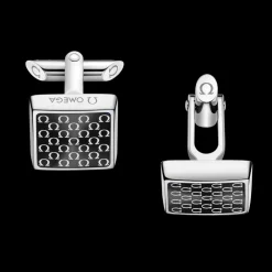 Cufflinks, resin, stainless steel^OMEGA Sale