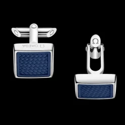 Cufflinks, rubber, stainless steel^OMEGA Best