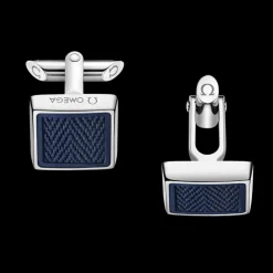 Cufflinks, rubber, stainless steel^OMEGA Fashion