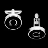 Cufflinks, stainless steel^OMEGA Outlet