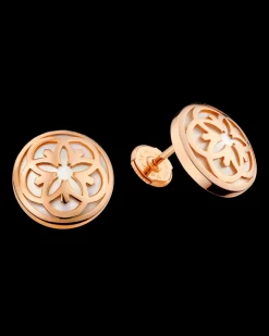 Earring, 18k red gold, mother‑of‑pearl^OMEGA Clearance