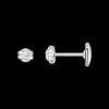Earring, 18k white gold, diamonds^OMEGA Best