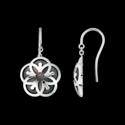 Earring, 18k white gold, tahiti mother‑of‑pearl^OMEGA Sale