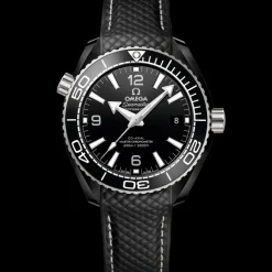 39.5 mm, black ceramic on rubber strap^OMEGA Best