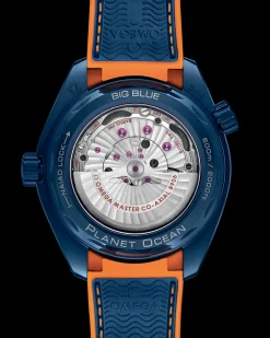 45.5 mm, blue ceramic on rubber strap^OMEGA Fashion