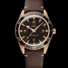 41 mm, Bronze gold on leather strap^OMEGA Sale