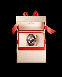 39.5 mm, brown ceramic on rubber strap^OMEGA Best