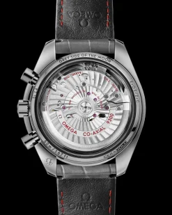 44.25 mm, grey ceramic on leather strap with foldover clasp^OMEGA Hot