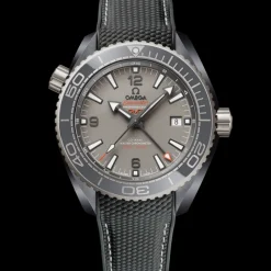 45.5 mm, grey ceramic on rubber strap^OMEGA Hot