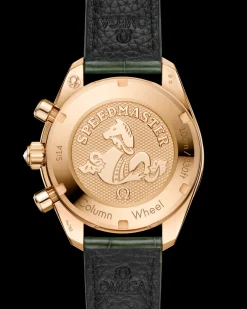 38 mm, Moonshine™ gold on alligator^OMEGA Hot