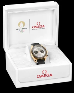 43 mm, Moonshine™ gold on leather strap^OMEGA Fashion