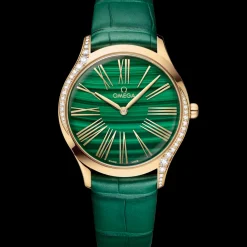 36 mm, Moonshine™ gold on leather strap^OMEGA Sale