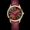 36 mm, Moonshine™ gold on leather strap^OMEGA New