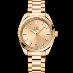 34 mm, Moonshine™ gold on Moonshine™ gold^OMEGA Fashion