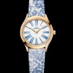26 mm, Moonshine™ gold on toile de jouy^OMEGA Online