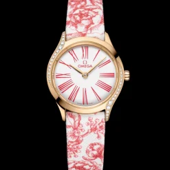 26 mm, Moonshine™ gold on toile de jouy^OMEGA Hot