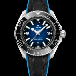 45.5 mm, O‑MEGASTEEL on rubber strap^OMEGA Discount