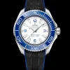 45.5 mm, O‑MEGASTEEL on rubber strap^OMEGA Best