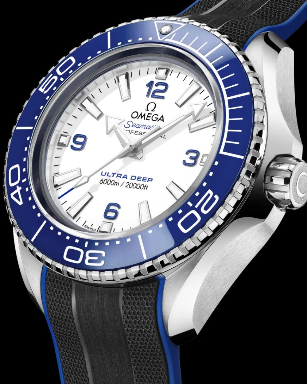 45.5 mm, O‑MEGASTEEL on rubber strap^OMEGA Best