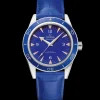 41 mm, platinum on leather strap^OMEGA Discount