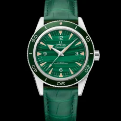 41 mm, platinum on leather strap^OMEGA Discount