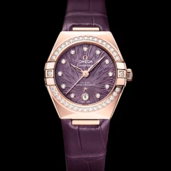 29 mm, Sedna™ gold on alligator^OMEGA Online