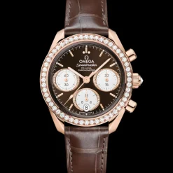 38 mm, Sedna™ gold on alligator^OMEGA Discount