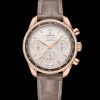 38 mm, Sedna™ gold on leather strap^OMEGA Discount