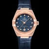 29 mm, Sedna™ gold on leather strap^OMEGA Online
