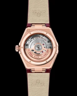 29 mm, Sedna™ gold on leather strap^OMEGA Online