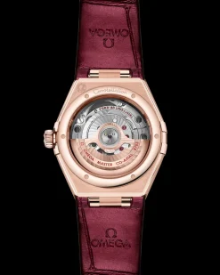 29 mm, Sedna™ gold on leather strap^OMEGA Clearance