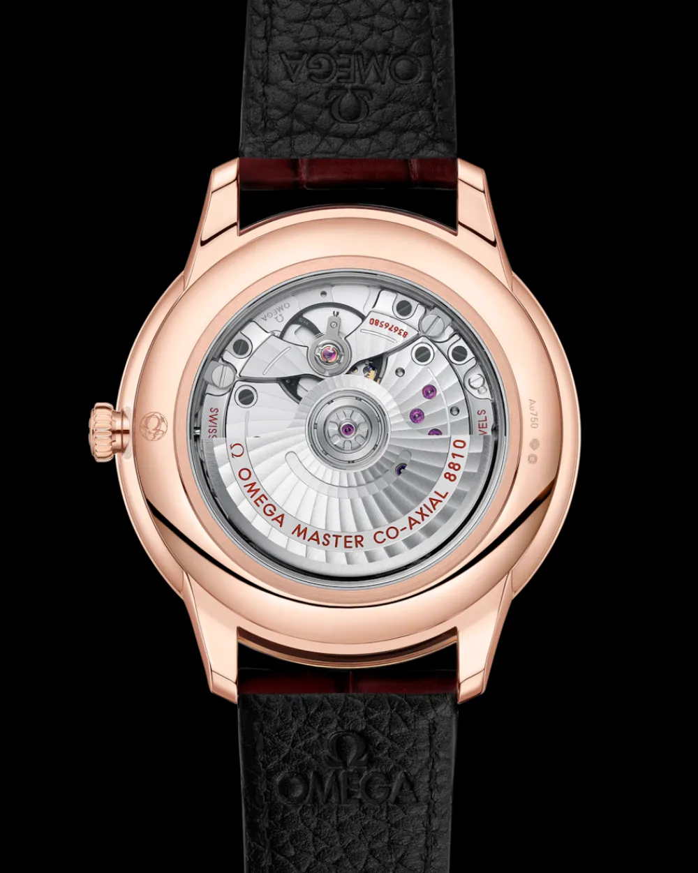 41 mm, Sedna™ gold on leather strap^OMEGA Clearance