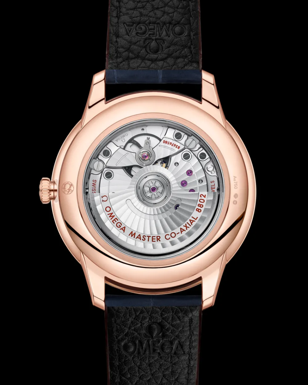 41 mm, Sedna™ gold on leather strap^OMEGA Clearance