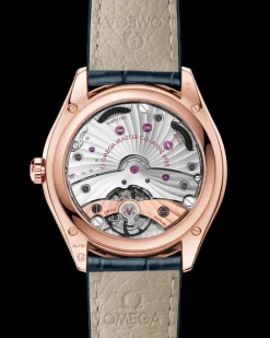 40 mm, Sedna™ gold on leather strap^OMEGA Sale