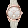 41 mm, Sedna™ gold on rubber strap^OMEGA Best