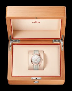 41 mm, Sedna™ gold on rubber strap^OMEGA Best