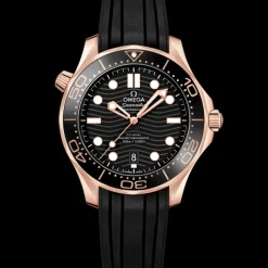 42 mm, Sedna™ gold on rubber strap^OMEGA Outlet