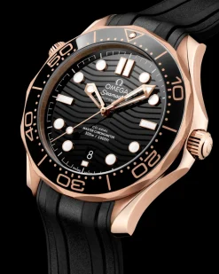 42 mm, Sedna™ gold on rubber strap^OMEGA Outlet