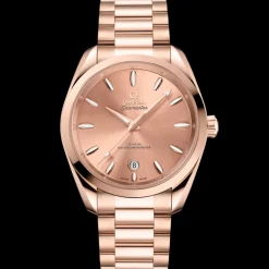 38 mm, Sedna™ gold on Sedna™ gold^OMEGA Hot
