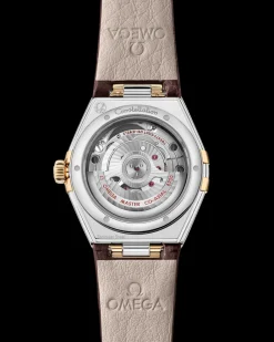 29 mm, steel ‑ Moonshine™ gold on alligator^OMEGA Discount