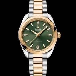 34 mm, steel ‑ Moonshine™ gold on steel ‑ Moonshine™ gold^OMEGA New