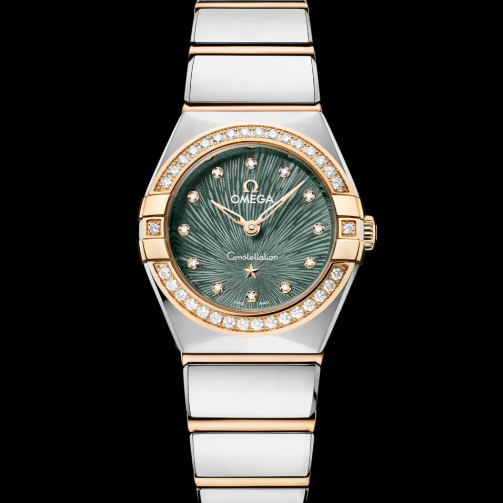 25 mm, steel ‑ Moonshine™ gold on steel ‑ Moonshine™ gold^OMEGA Fashion