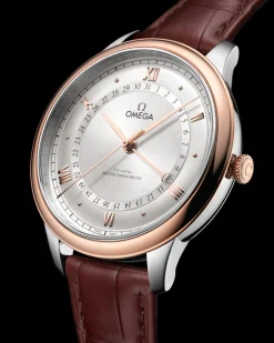 42 mm, steel ‑ Sedna™ gold on alligator^OMEGA Best