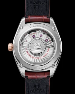 41 mm, steel ‑ Sedna™ gold on leather strap^OMEGA Clearance