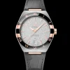 41 mm, steel ‑ Sedna™ gold on leather strap^OMEGA Fashion