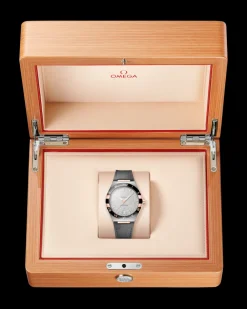 41 mm, steel ‑ Sedna™ gold on leather strap^OMEGA Fashion